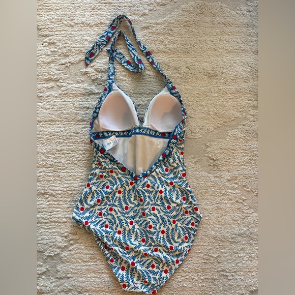 Boden Ischia Halter Swimsuit Size 8 - Picture 3 of 5
